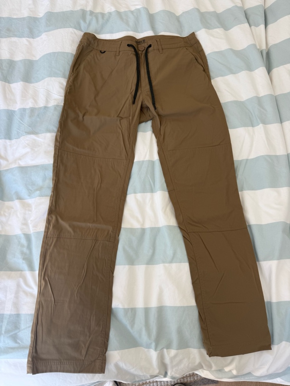 Roark Men's Brown Drawcord Chino Pants